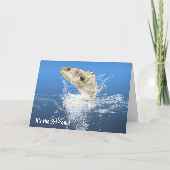 Big Fish Milestone birthday Card (Front)