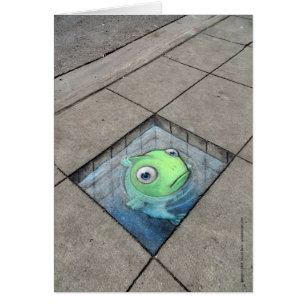 big fish, small sidewalk card