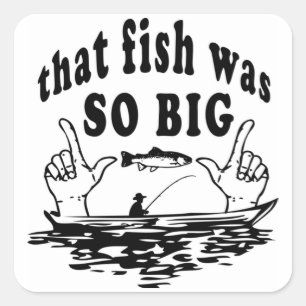 Big Fish Square Sticker