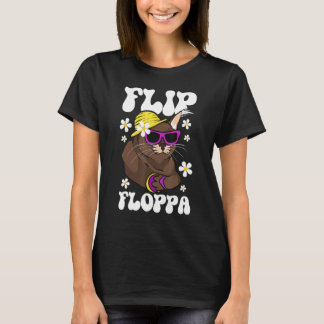 Big Floppa Caracal Cat Meme Flip Floppa T-Shirt