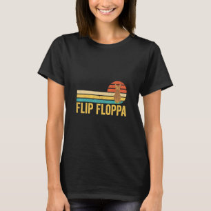 Big Floppa Caracal Cat Meme Retro Flip Floppa  T-Shirt
