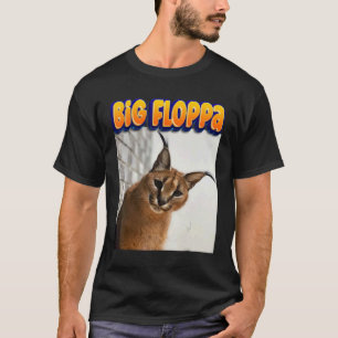 Big Floppa Meme Cat 3 T-Shirt