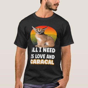 Big Floppa Meme Cat T-Shirt