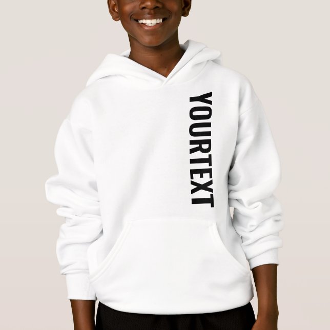 Big Font Text Template Kids Boys Both Sided Print (Front)