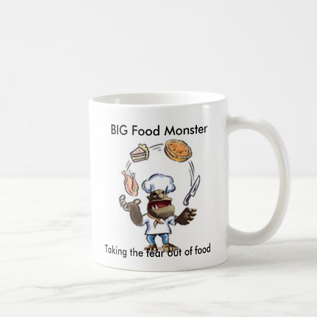 BIG Food Monster's BIG Mug (Right)