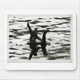 Big Foot and Bessie The lake monster sighting Mouse Mat