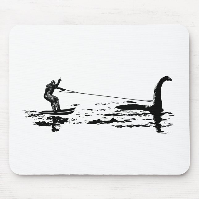 Big Foot and Nessie Mouse Mat (Front)