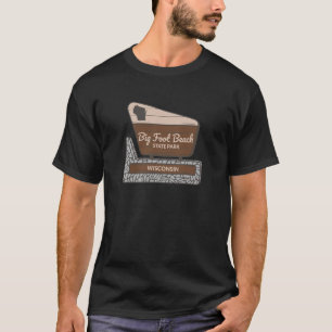 Big Foot Beach State Park Wisconsin Welcome Sign V T-Shirt