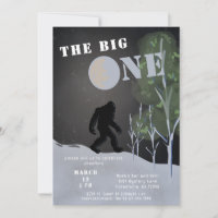 Big Foot Big One First Birthday