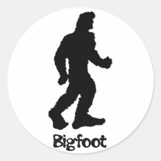Big Foot Classic Round Sticker