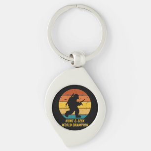 Big Foot Don't Want To Hide And Seek Anymore Now H Key Ring