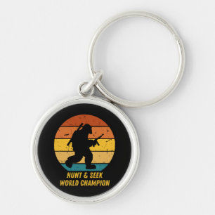 Big Foot Don't Want To Hide And Seek Anymore Now H Key Ring