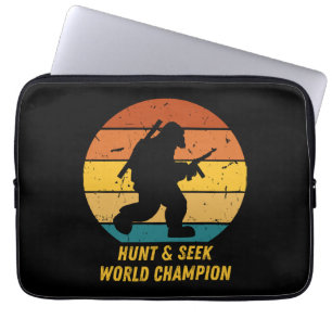 Big Foot Don't Want To Hide And Seek Anymore Now H Laptop Sleeve