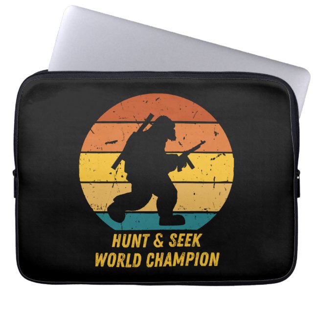 Big Foot Don't Want To Hide And Seek Anymore Now H Laptop Sleeve (Front)