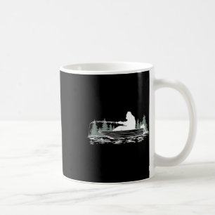 Big Foot Fishing, Cool Fishing Fisherman Bigfoot S Coffee Mug