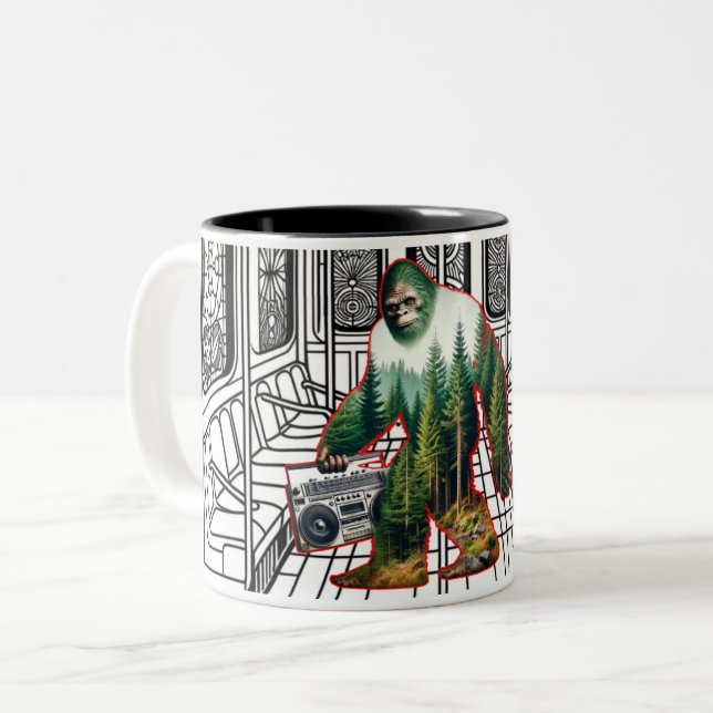 Big Foot Grooves Mug (Front Left)
