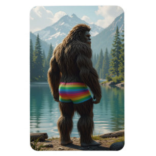 big foot lgbtq magnet
