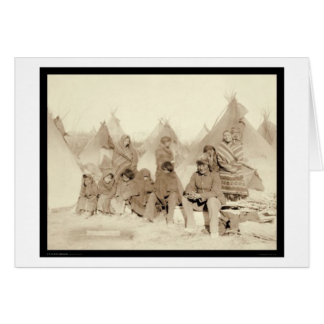 Big Foot Miniconjou Indian Camp SD 1891 (Front Horizontal)