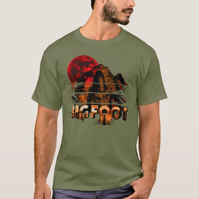 Big Foot Mountain Man T-Shirt (Front)