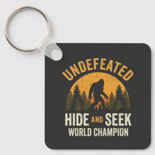 Big Foot Undefeated Hide And Seek World Champion Key Ring