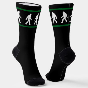 Big Foot Walking Cool Sasquatch Believer Socks