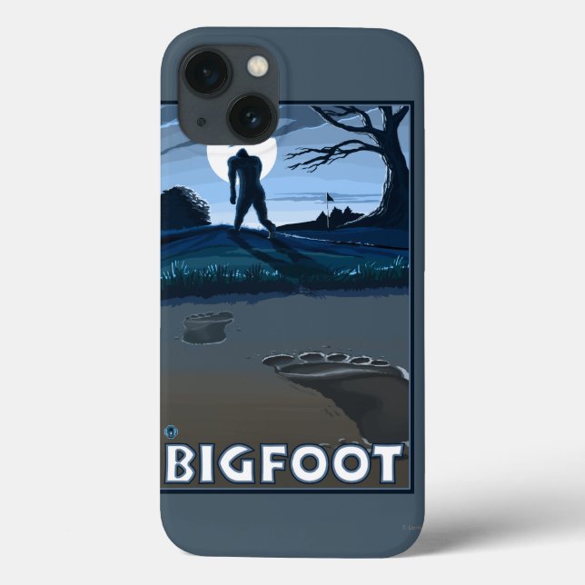Big Foot walking through Golf Course Case-Mate iPhone Case (Back)