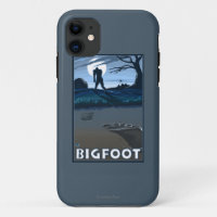 Big Foot walking through Golf Course