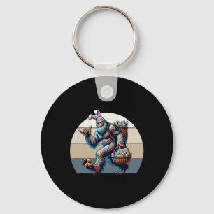 Big Foot With Bunny Ears Stealing A Bysket Of East Key Ring