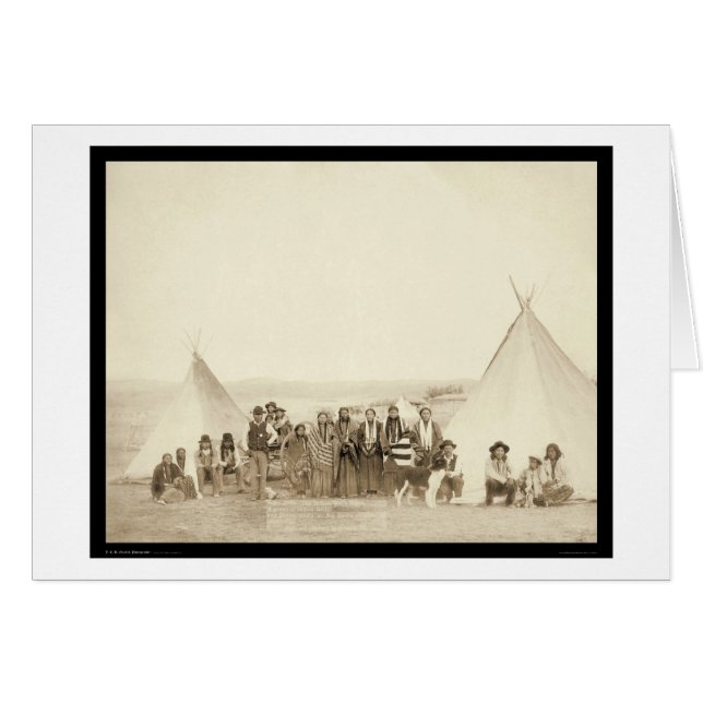 Big Foot's Indian Tipi Camp SD 1890 (Front Horizontal)