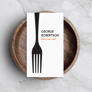 BIG FORK LOGO II for Chef, Catering, Restaurant Business Card