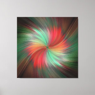 Big Friggin Swirl Stretched Canvas Print