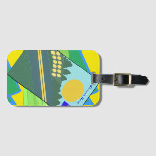 Big Funny Eggs Crossing the Road Luggage Tag
