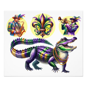 BIG GATOR  PHOTO PRINT