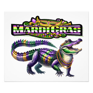 BIG GATOR PHOTO PRINT