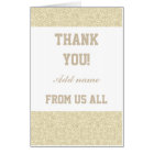 Big Giant special thank you from us all card