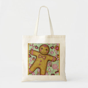 Big Gingerbread Boy Tote Bag