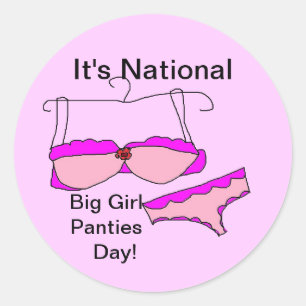 Big Girl Panties DAY Stickers