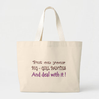 Big Girl Panties Large Tote Bag