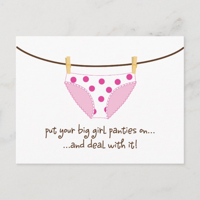 big girl postcard (Front)