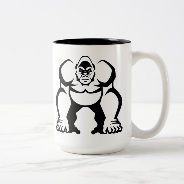 Big Gorilla Two-Tone Coffee Mug (Right)