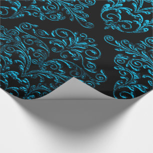 Big Gothic IV Damask Elegant Holiday 30" x 6' Wrapping Paper