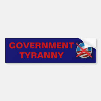 Big Government killed the US Constitution! Bumper Sticker