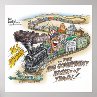 Big Govt Train Poster