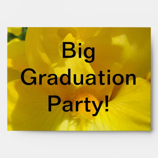 Big Graduation Party! Invitation Envelopes GRADS (Front)