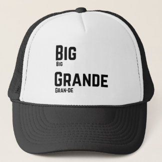 Big Grande Educational English Spanish Flashcard Trucker Hat