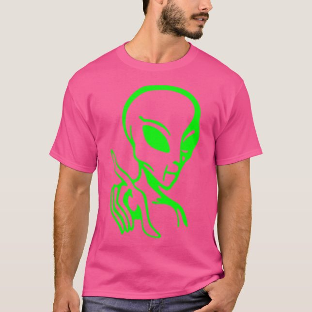 Big Green Alien T-Shirt (Front)