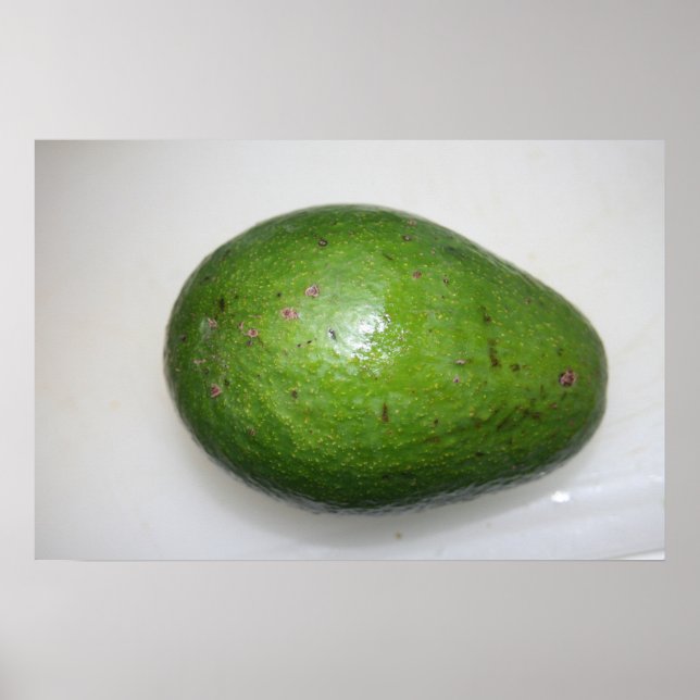 big green avacado fruit picture poster (Front)