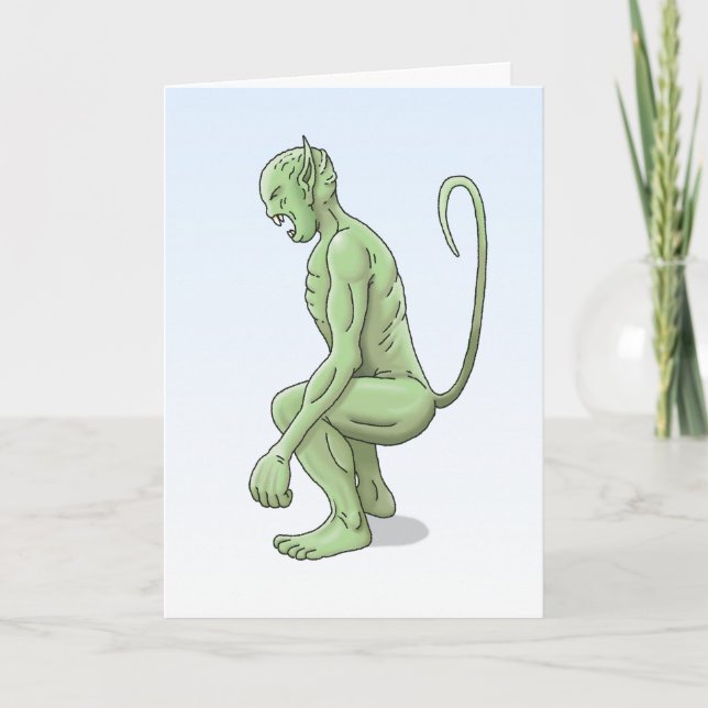 Big Green Goblin Card (Front)