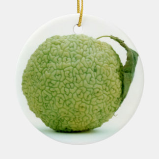 Big Green Hedgeapple Ceramic Tree Decoration