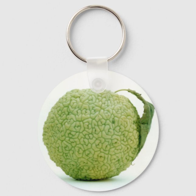 Big Green Hedgeapple Key Ring (Front)